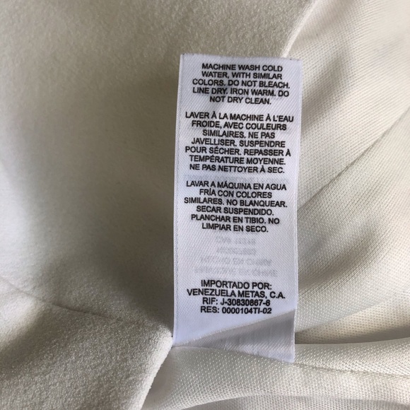 Dynamite white exposed zipper sleeveless crop top - Picture 8 of 8